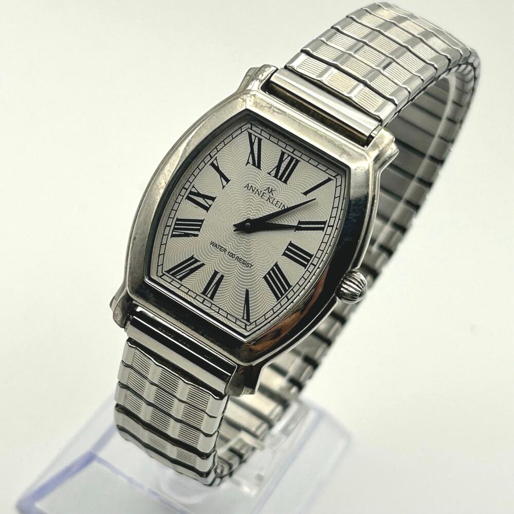 Anne Klein Silver-tone St. Steel Expansion Band Women’s Watch Working